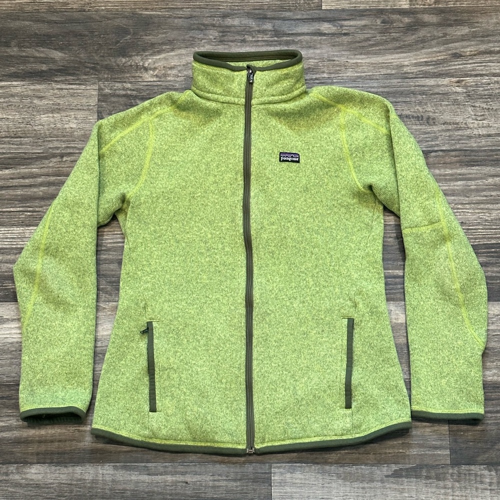 Patagonia Women's Lime Green Full-Zip Fleece Jacket